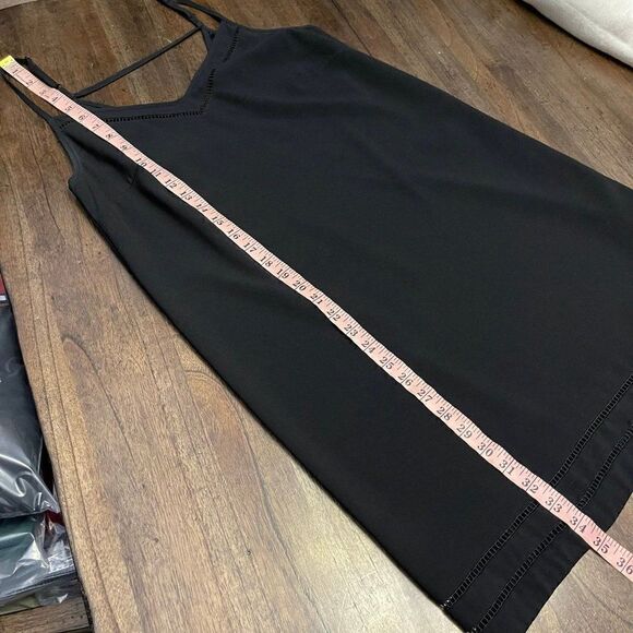 Gianni Bini Solid Black Cutout Slip Dress - Picture 6 of 8